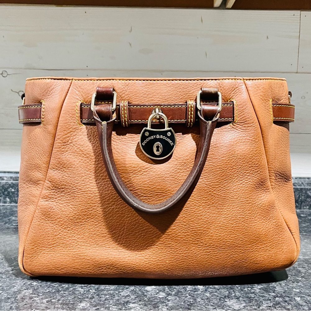 Vintage Dooney and Bourke Lock Satchel